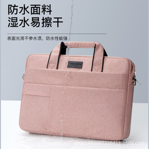 手提電腦包14寸女適用聯想戴爾蘋果macbook air13華爲matebook16