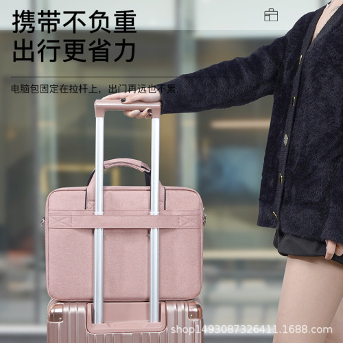 手提電腦包14寸女適用聯想戴爾蘋果macbook air13華爲matebook16