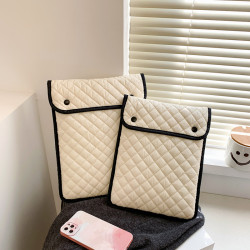 新款手拿菱格電腦內膽包11寸iPad pro平板保護套14寸筆電收納包