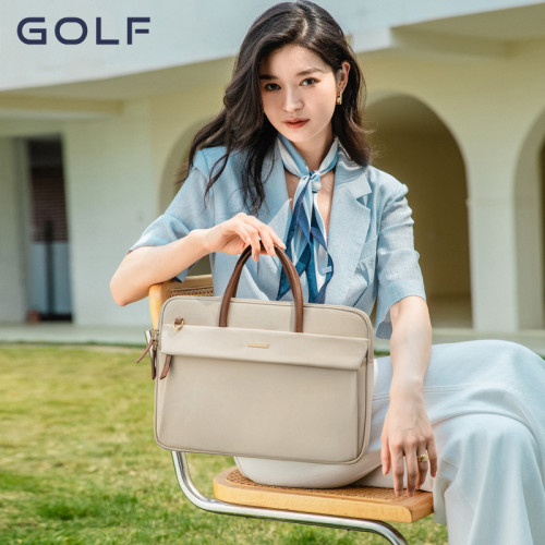 GOLF手提電腦包女士大容量15.6英寸筆記型電腦包商務時尚公文包女