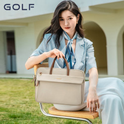 GOLF手提電腦包女士大容量14英寸筆記型電腦包商務時尚公文包女