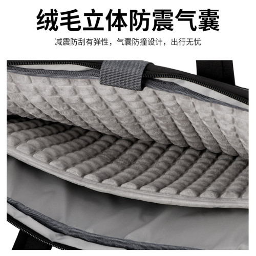 氣囊防震筆記型電腦包15.6寸14寸適用聯想華碩戴爾男女單肩手提包
