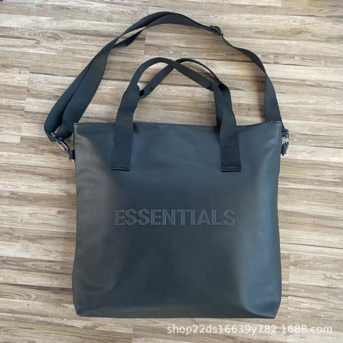 潮牌 FOG ESSENTIALS 復線手提單肩挎包 電腦包 pu包24ss
