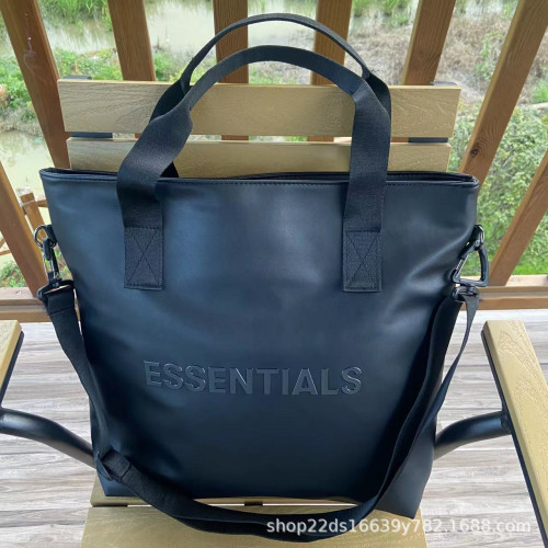 潮牌 FOG ESSENTIALS 復線手提單肩挎包 電腦包 pu包24ss