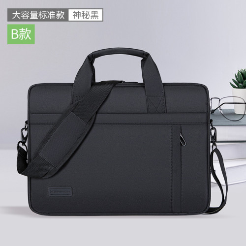 單肩15.6英寸筆記型電腦包商務手提防潑水公務包男女辦公包