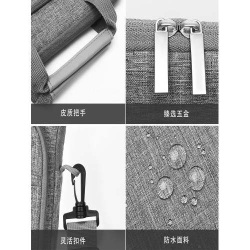 竪版新款男士休閒商務單肩斜後後背包防水牛津布包手提包簡約時尚男包