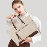 SHOULDCAT電腦包女斜背大容量高級感手提華爲聯想蘋果商務公文包