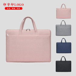 輕薄手提筆電可攜式電腦包14寸15.6寸牛津布公文包收納包可