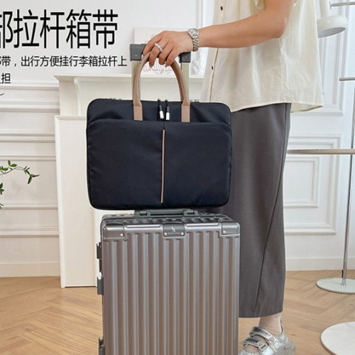 可加的多巴胺色大容量多功能公文包防刮牛津布電腦包