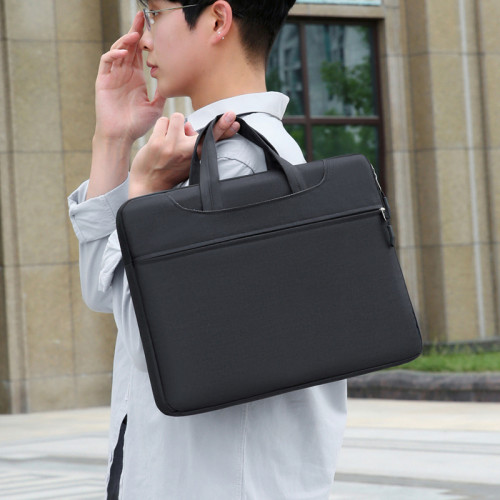 高級感手提包男女牛津布電腦包商務通勤女公文包文件包辦公包