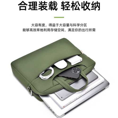 18寸氣囊防摔手提電腦包男大容量遊戯筆電包單肩斜後後背包