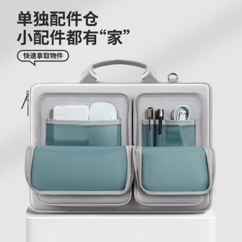 時尚簡約遊戯筆記型電腦單肩包可攜式防水15.6寸手提電腦包
