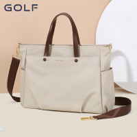 GOLF手提電腦包女時尚大容量14/15.6英寸電腦包防潑水帆布包