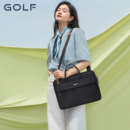 GOLF手提電腦包女士大容量14英寸筆記型電腦包商務時尚公文包女