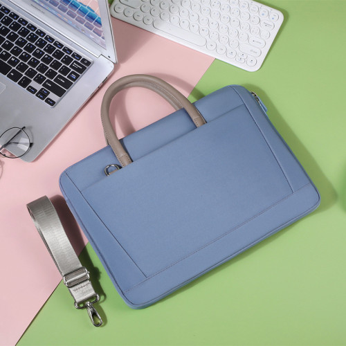 筆電手提電腦包適用MacBook蘋果華爲聯想戴爾單肩包防水內膽包