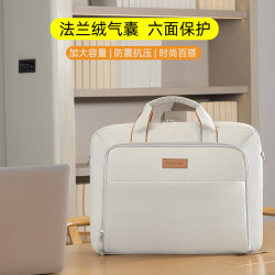 新款14寸15寸筆記型電腦包簡約通勤電腦手提包單肩斜背公文包