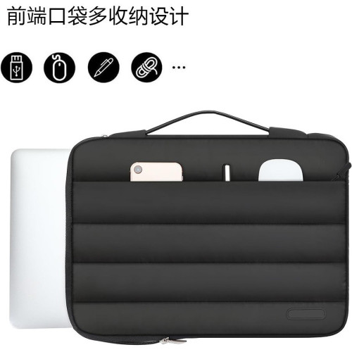 新款澗棉羽絨收縮手提包筆記型電腦包多收納行李拉桿帶加工