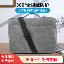 新款筆記型電腦包手提男女氣囊適用蘋果華爲聯想單肩通勤斜後後背包