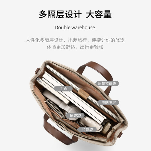 GOLF手提包女士新款牛津布包單肩大包簡約商務通勤14寸手提電腦包
