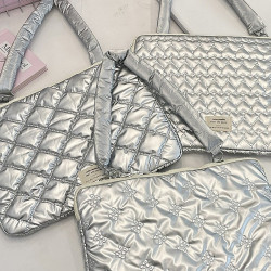 5341 ins愛心蝴蝶結平板電腦內膽包收納包13寸15寸單肩電腦保護套