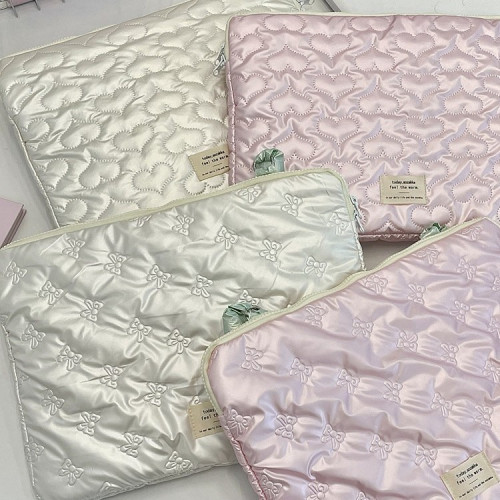 5341 ins愛心蝴蝶結平板電腦內膽包收納包13寸15寸單肩電腦保護套 5341 ins愛心蝴蝶結平板電腦內膽包收納包13寸15寸單肩電腦保護套