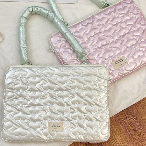 5341 ins愛心蝴蝶結平板電腦內膽包收納包13寸15寸單肩電腦保護套 5341 ins愛心蝴蝶結平板電腦內膽包收納包13寸15寸單肩電腦保護套