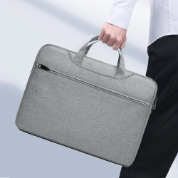 電腦包多層平板收納包13寸14寸15寸牛津布公文包大容量手提式防水