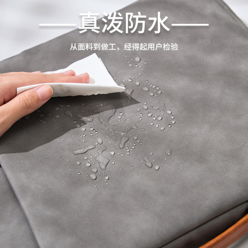 PU皮質手提電腦內膽包加厚全包裹抗震大容量可容納17寸輕商務