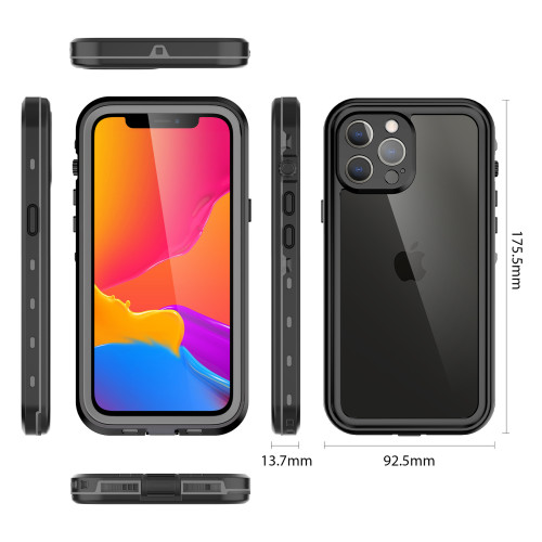 紅辣椒適用蘋果16防水手機殼iPhone15ProMax戶外14保護13潛水套12