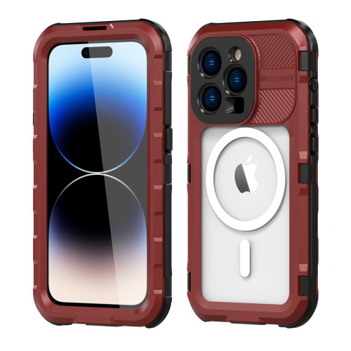 防水手機套金屬防水殼適用於蘋果 iPhone 14 Pro Max手機潛水保護
