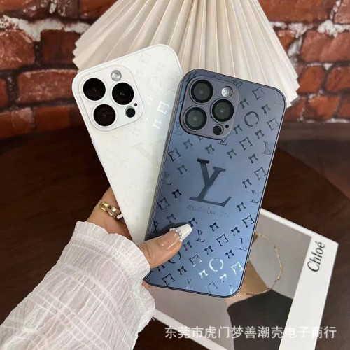 潮牌AG磨砂玻璃手機殼適用iPhone15Promax原機色帶鏡頭蘋果14/16 潮牌AG磨砂玻璃手機殼適用iPhone15Promax原機色帶鏡頭蘋果14/16