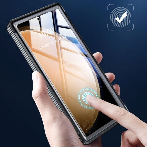 適用三星GalaxyS24透明手機殼S24ultra全包MagSafe磁吸三防戶外殼