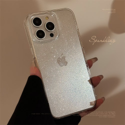 透明細閃16promax蘋果手機殼16適用iphone15軟殼11高級奢華12/14
