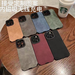 韓風繙毛皮iPhone16 promax蘋果16 12 14手機殼11防摔xsmax簡約風