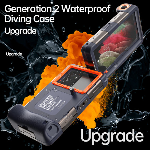 適用紅辣椒2代蘋果iPhone123/45三星i16ProMax三四防潛水手機殼套