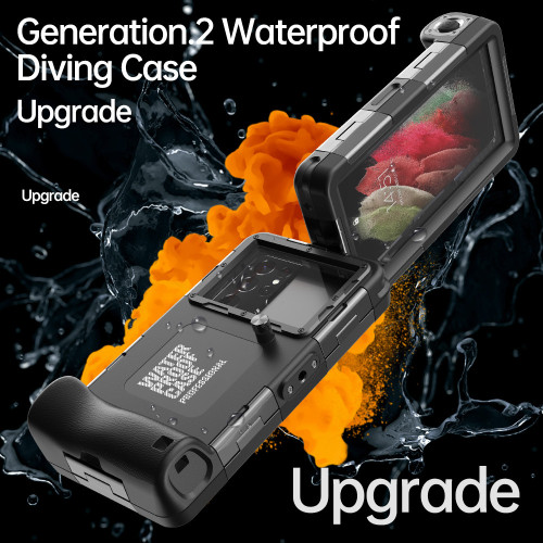 適用紅辣椒2代蘋果iPhone123/45三星i16ProMax三四防潛水手機殼套