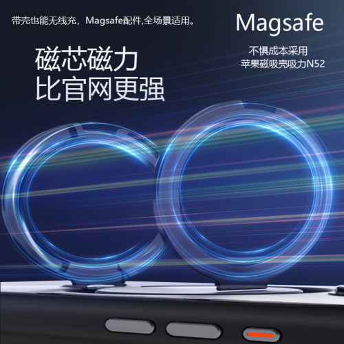 適用蘋果手機殼15全包旋轉支架殼iPhone14磁吸防摔殼13磨砂手機殻