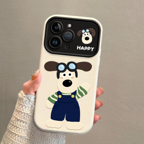 適用蘋果16promax手機殼全包新款防摔iPhone15pro外殼趣味掌門狗 適用蘋果16promax手機殼全包新款防摔iPhone15pro外殼趣味掌門狗