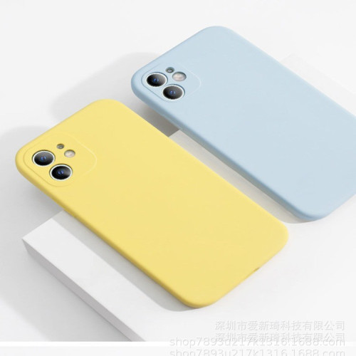 適用iPhone17手機殼液態矽膠蘋果16鏡頭全包15ProMax直邊保護套XR