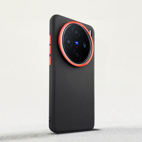 適用vivox200pro手機殼素皮X200磁吸曲屏全包promini五金大孔輕奢 適用vivox200pro手機殼素皮X200磁吸曲屏全包promini五金大孔輕奢