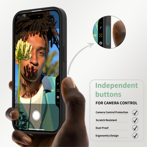 適用iPhone17Pro靈動相機按鍵手機殼 膚感磁吸保護套新款觸控 適用iPhone17Pro靈動相機按鍵手機殼 膚感磁吸保護套新款觸控