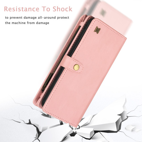 iPhone16手機殼保護套iPhone15多功能皮套錢包IP16磁吸殼
