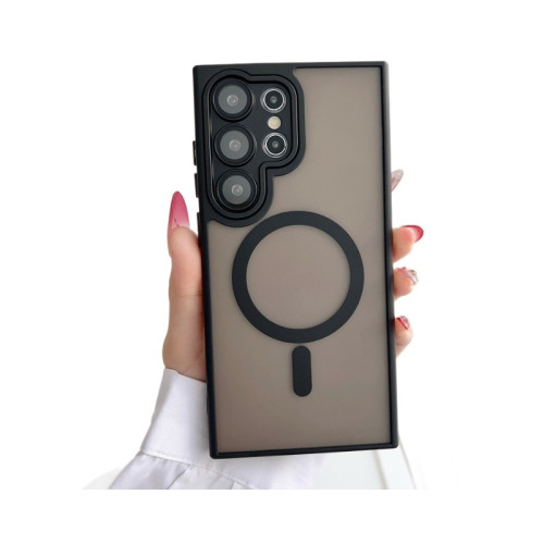 適用三星S25ultra雅盾磨砂膚感磁吸手機殼S24plus帶鏡頭膜保護套 適用三星S25ultra雅盾磨砂膚感磁吸手機殼S24plus帶鏡頭膜保護套