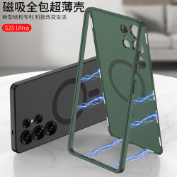 適用三星S25Ultra手機殼S25u保護套Magsafe磁吸磨砂男女硬殼