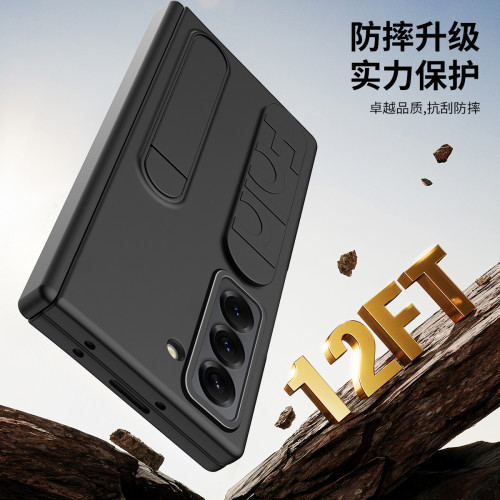 適用三星Galaxy Z Fold 6 slim虹光手機殼W25腕帶支架筆槽保護套