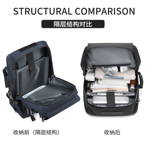 旅行後背包戶外運動徒步露營防盜包旅遊短途後背包可雙肩包男包