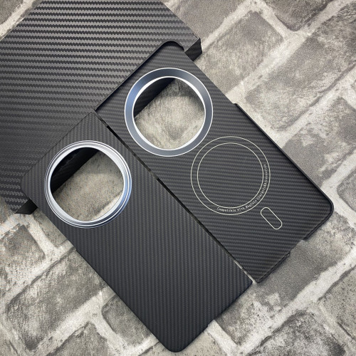 適用OPPOfindn5手機殼凱夫拉帶中軸磁吸OPPO Find n5芳綸纖維殼