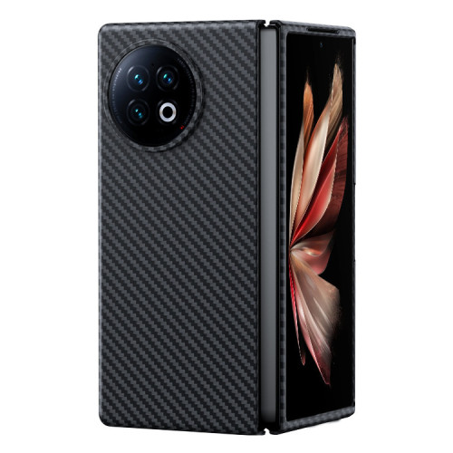 適用vivoxfold2手機殼凱夫拉xfold芳綸纖維保護套碳纖維摺疊螢幕