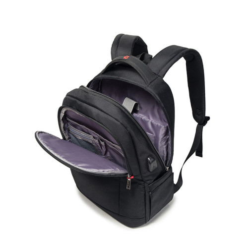 Backpack新款雙肩包電腦後背包商務通勤電腦包耐磨防水USB充電後背包