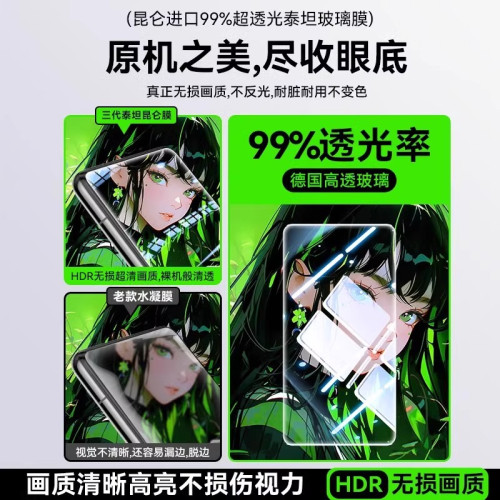 適用iQOOneo9spro手機膜neo8全屏防指紋neo7高清neo6se鋼化膜neo5